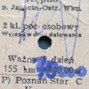 Poznan Star Kepno ticket PKP